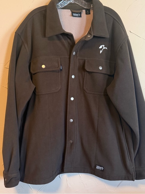 Dri-Duck DDX XL Power Fleece Jacket Gorpcore Brown Utility Softshell Coat 12oz - Picture 11 of 16